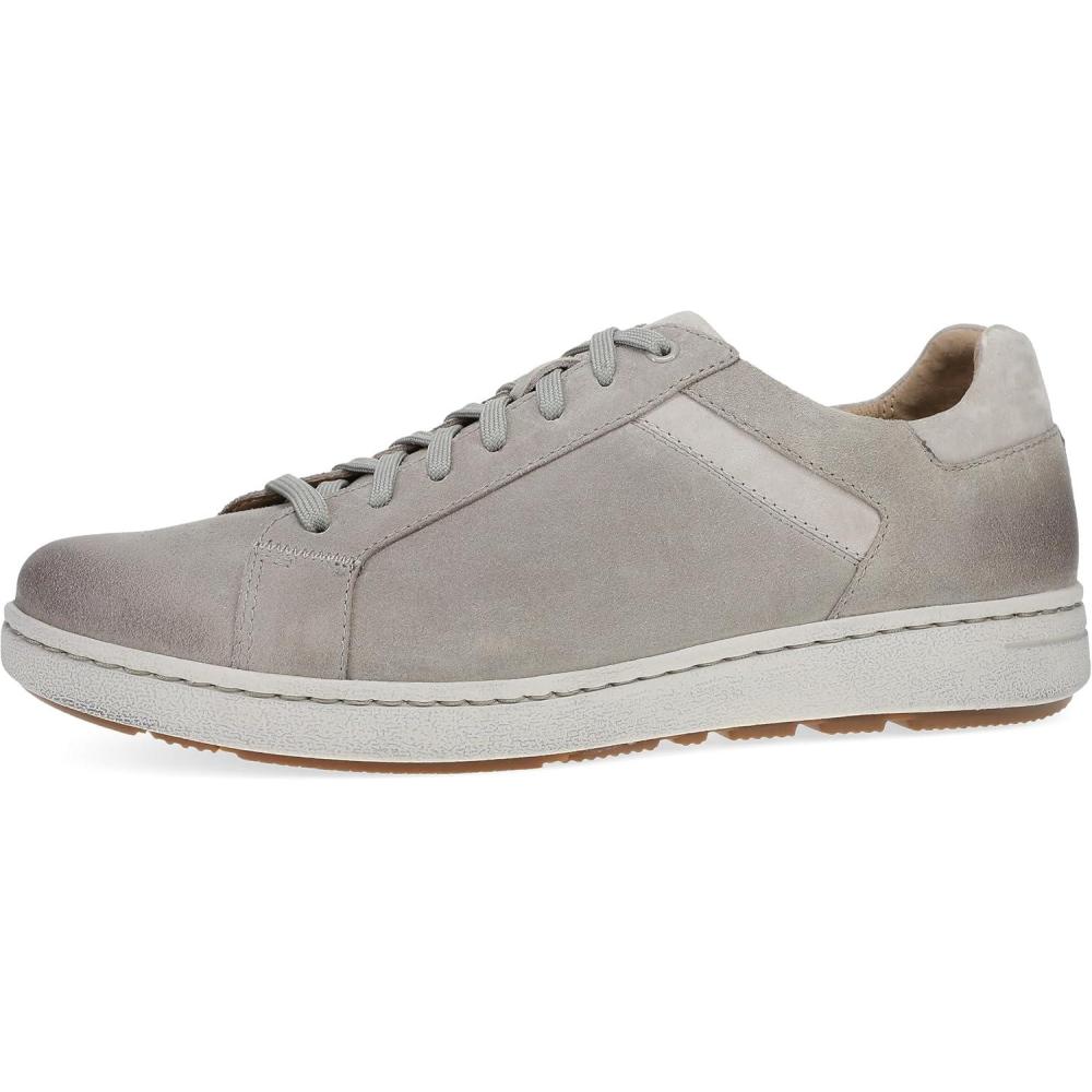 imageDansko Trevor Lace up Stylish Sneaker for Men  Leather Linings for Breathability  SlipResistant OutsoleStone
