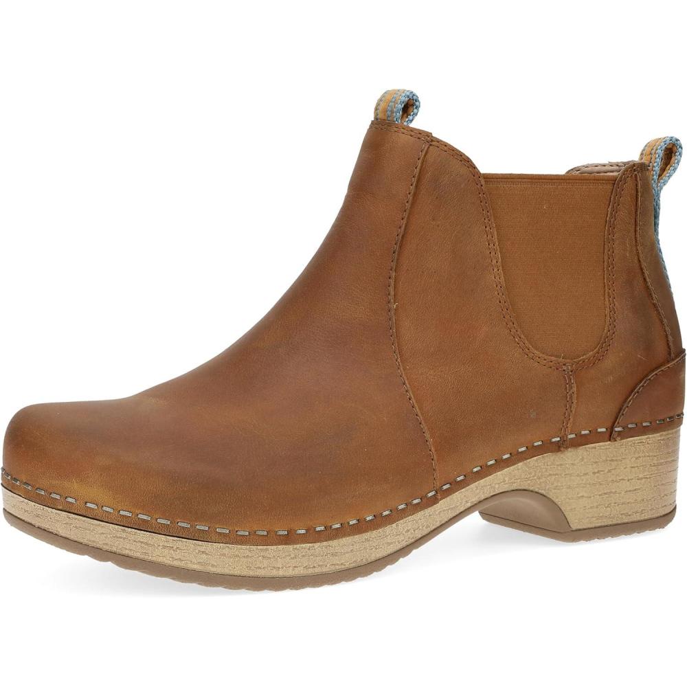 imageDansko Womens Becka Pull On Boot  Bootie  Ankle BootTan