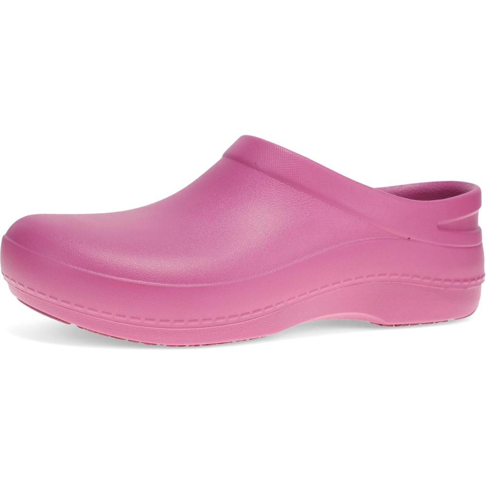 imageDansko Womens Kaci Occupational Mule Clog  Lightweight and Slip Resistant Made with BioBased EVA for LongLasting Wear  Great for Healthcare Food Service LandscapingFuchsia Molded