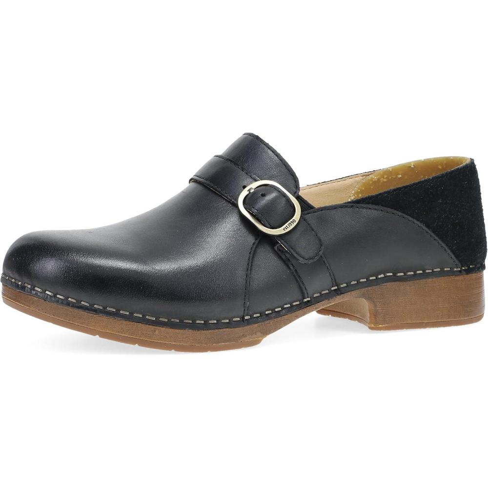 imageDansko Womens Loafer Clog Margaret ClosedBack SlipOn with Classic Hardware Low Profile Design ampamp AllDay ComfortBlack