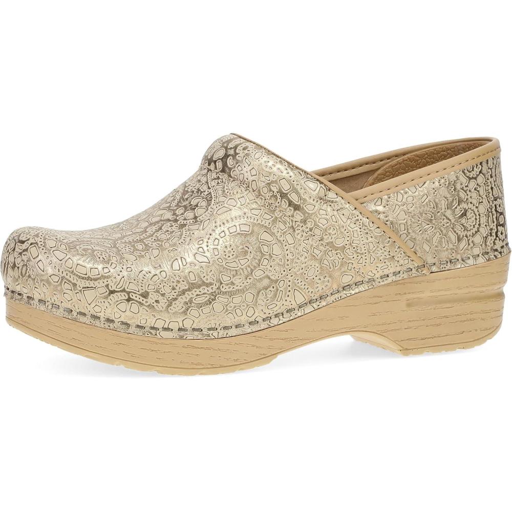 imageDansko Womens Professional SlipOn Clogs Rocker Sole and Arch Support for ComfortIdeal for Nursing Food Service HealthcareLacy