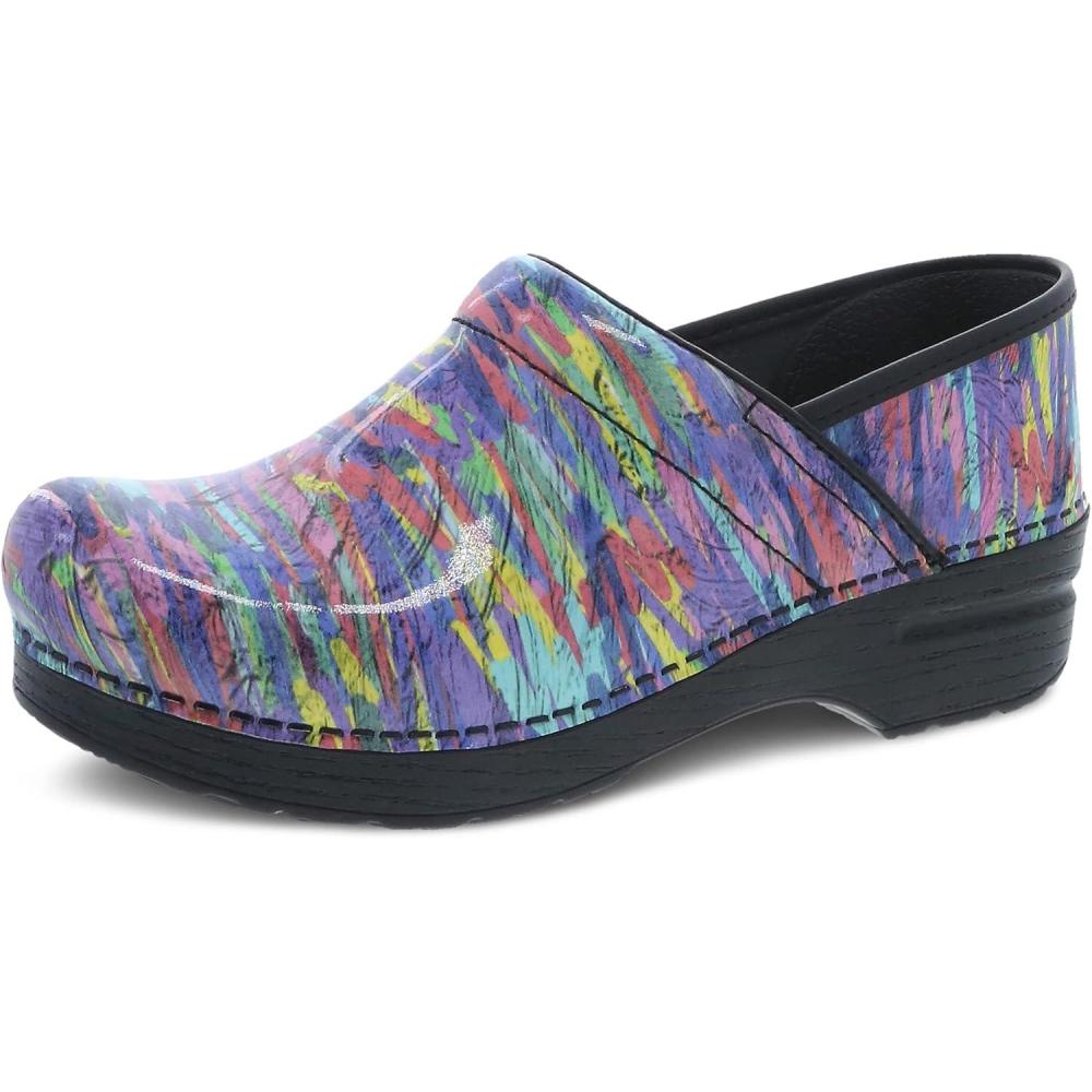 imageDansko Womens Professional SlipOn Clogs Rocker Sole and Arch Support for ComfortIdeal for Nursing Food Service HealthcareMarker Patent