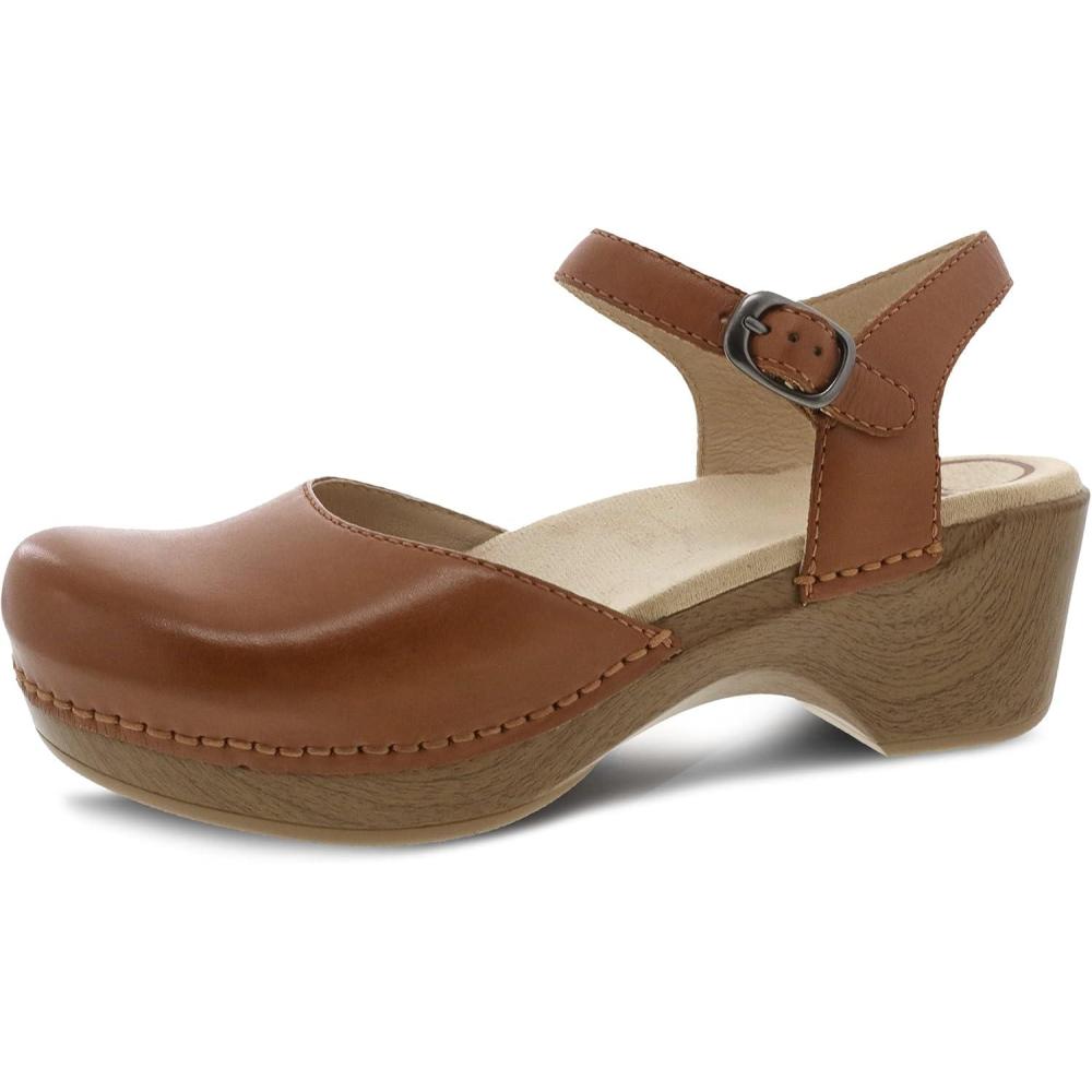 imageDansko Womens Sam Sandals  Comfort Support Womens Dress SandalsCamel