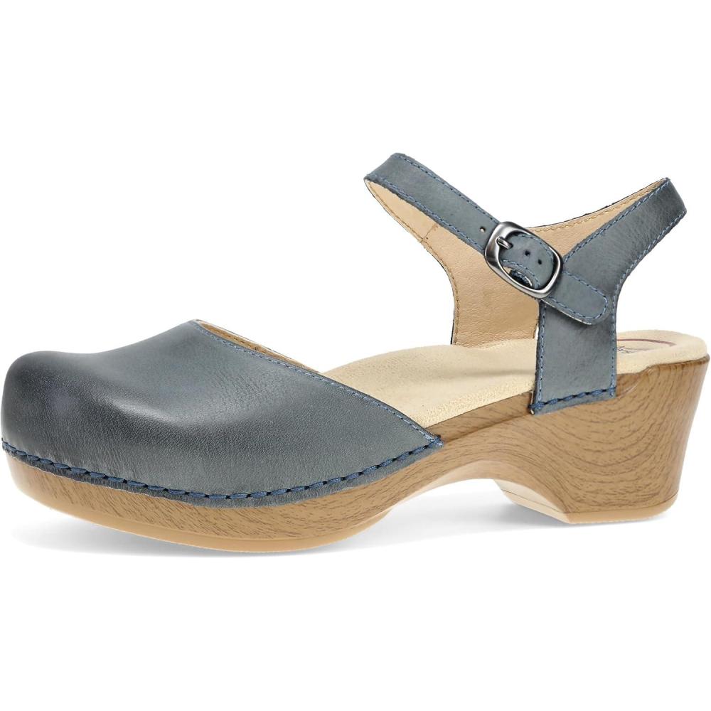 imageDansko Womens Sam Sandals  Comfort Support Womens Dress SandalsDenim