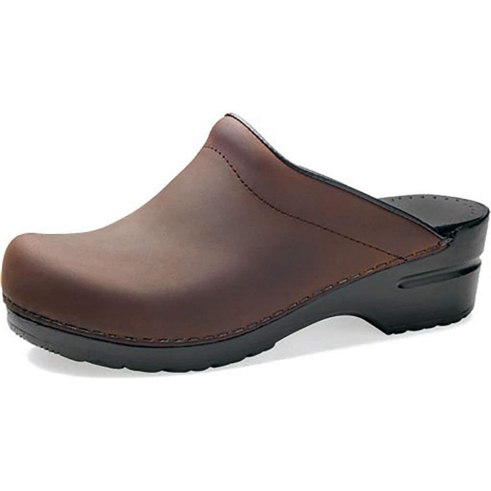 imageDansko Womens Sonja Antique Brown Oiled LeatherclogsandMulesShoes 36 BM US