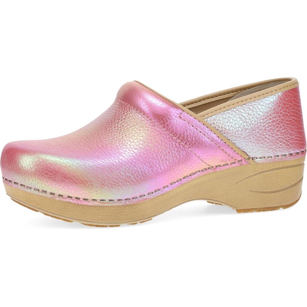 imageDansko XP 20 Clogs  Lightweight SlipResistant Footwear for Comfort and Support  Ideal for Long Standing Professionals  Nursing Healthcare ProfessionalsPink Iridescent