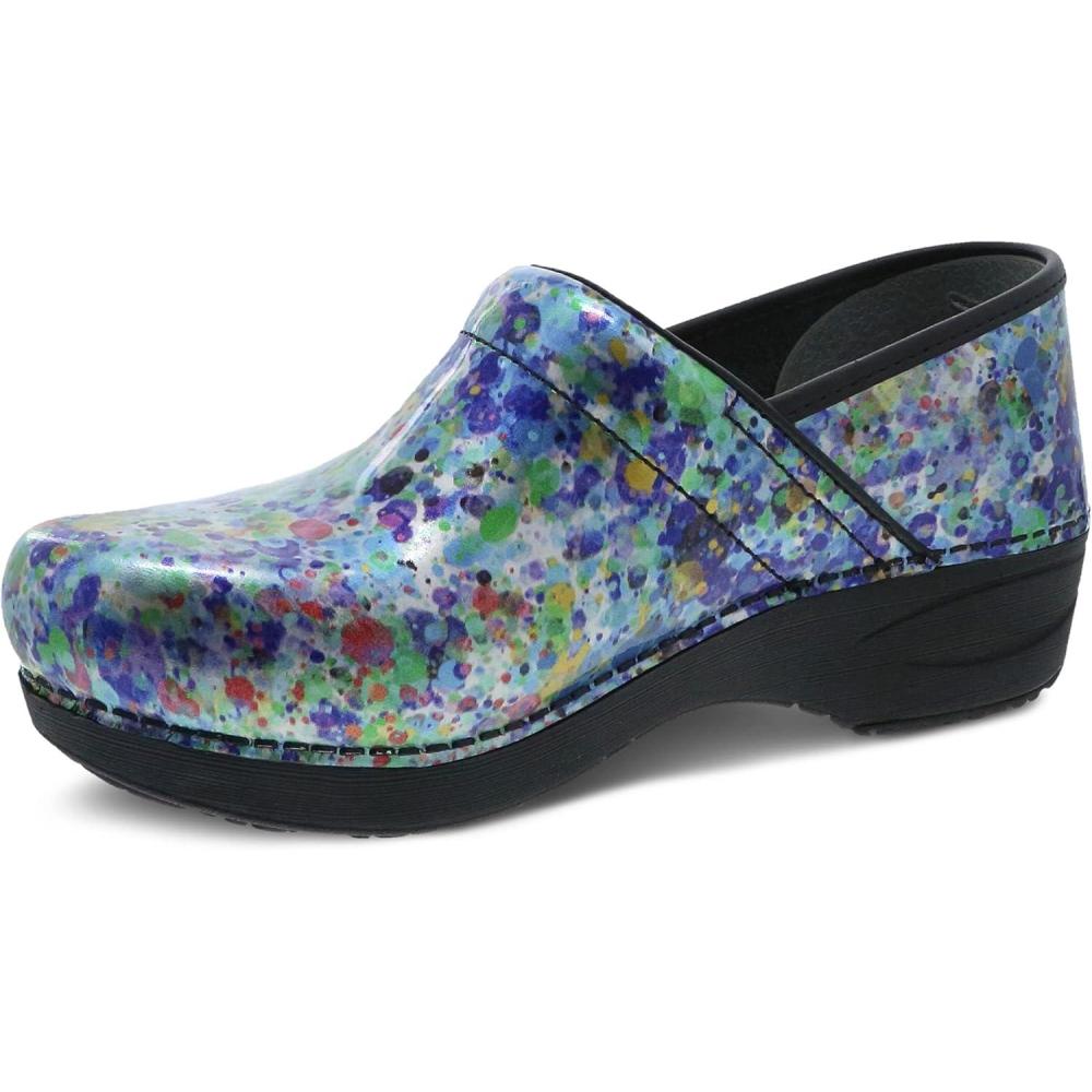 imageDansko XP 20 Clogs  Lightweight SlipResistant Footwear for Comfort and Support  Ideal for Long Standing Professionals  Nursing Healthcare ProfessionalsWatercolor Dots