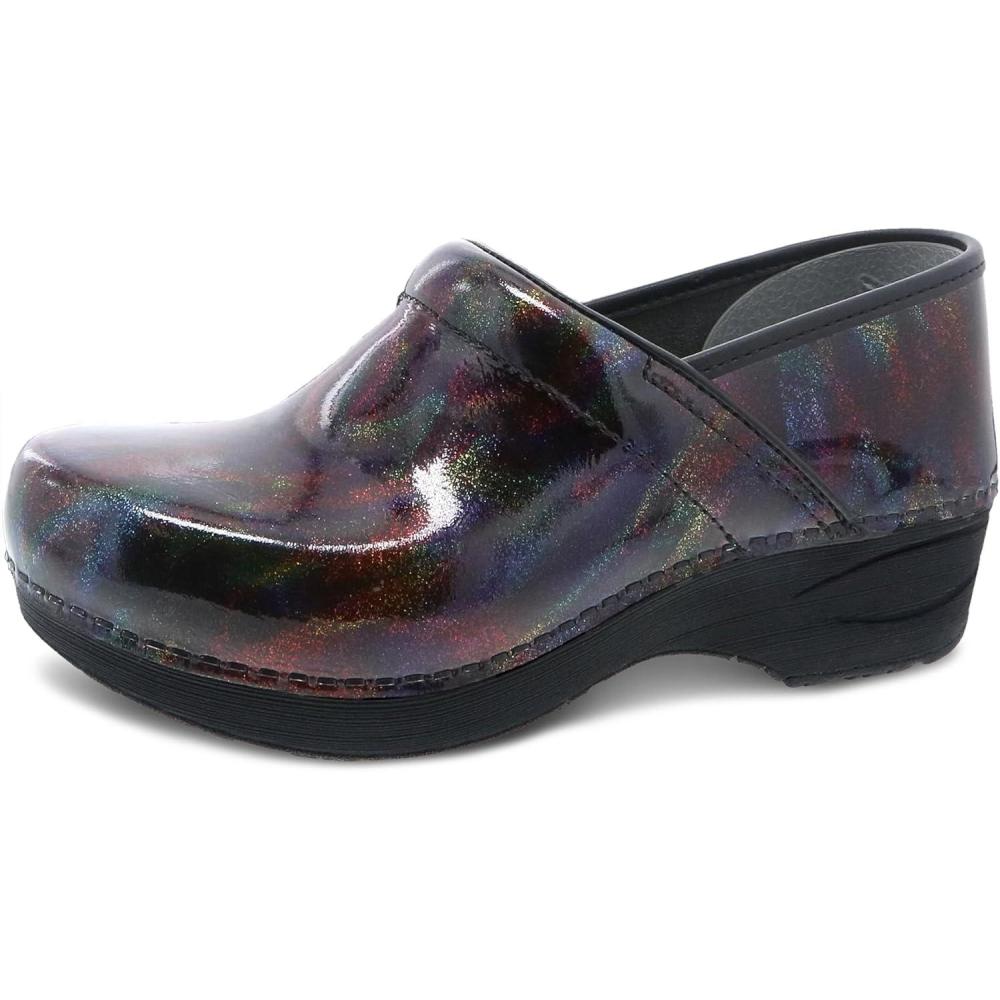 imageDansko XP 20 Clogs  Lightweight SlipResistant Footwear for Comfort and Support  Ideal for Long Standing Professionals  Nursing Healthcare ProfessionalsMulti Sparkle Patent