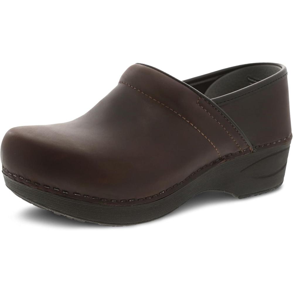 imageDansko XP 20 Clogs Lightweight SlipResistant Footwear for Comfort and Support Ideal for Long Standing Professionals Nursing Healthcare ProfessionalsBrown Waterproof