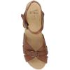 Dansko Alanna Heeled Adjustable Sandal for Women – Hand-Crafted Wooden Outsoles – Memory Foam Footbeds and Rubber Padding for Unparalleled Comfort and Durability(Tan)