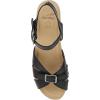 Dansko Alanna Heeled Adjustable Sandal for Women – Hand-Crafted Wooden Outsoles – Memory Foam Footbeds and Rubber Padding for Unparalleled Comfort and Durability(Black)