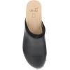 Dansko Andie Women’s Handcrafted Mule Clogs – Artisan Wood Sole Slip-On Shoes with Memory Foam Insole – Made in Brazil(Black)