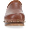 Dansko Andie Women’s Handcrafted Mule Clogs – Artisan Wood Sole Slip-On Shoes with Memory Foam Insole – Made in Brazil(Tan)
