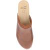 Dansko Andie Women’s Handcrafted Mule Clogs – Artisan Wood Sole Slip-On Shoes with Memory Foam Insole – Made in Brazil(Tan)