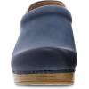 Dansko Brenna Slip-On Clogs for Women – Memory Foam and Arch Support for All -Day Comfort and Support – Lightweight EVA Outsole for Long-Lasting Wear(Denim Burnished Nubuck)