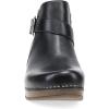 Dansko Brennan Ankle Bootie with Stylish Accents for Women – Memory Foam and Arch Support for All -Day Comfort and Support – Lightweight EVA Outsole for Long-Lasting Wear(Black)