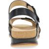 Dansko Candace Wedge Sandal for Women –Comfortable Wedge with Arch Support –Fully Adjustable Straps–Versatile Casual to Dressy Footwear –Lightweight Rubber Outsole(Black)