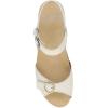 Dansko Candace Wedge Sandal for Women –Comfortable Wedge with Arch Support –Fully Adjustable Straps–Versatile Casual to Dressy Footwear –Lightweight Rubber Outsole(Ivory)