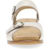 Dansko Candace Wedge Sandal for Women –Comfortable Wedge with Arch Support –Fully Adjustable Straps–Versatile Casual to Dressy Footwear –Lightweight Rubber Outsole(Ivory)