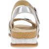 Dansko Candace Wedge Sandal for Women –Comfortable Wedge with Arch Support –Fully Adjustable Straps–Versatile Casual to Dressy Footwear –Lightweight Rubber Outsole(Champagne)