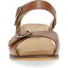 Dansko Candace Wedge Sandal for Women –Comfortable Wedge with Arch Support –Fully Adjustable Straps–Versatile Casual to Dressy Footwear –Lightweight Rubber Outsole(Tan)