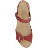 Dansko Candace Wedge Sandal for Women –Comfortable Wedge with Arch Support –Fully Adjustable Straps–Versatile Casual to Dressy Footwear –Lightweight Rubber Outsole(Red)