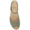 Dansko Cass Peep-Toe Wedge Sandal for Women –Low Profile Wedge with Arch Support, Adjustable Fit for Walking Comfort(Sage)