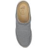 Dansko Claudia Women’s Backless Sneaker – Slip-On Casual Shoe with Removable Footbed, Comfortable for All-Day Casual Outings & Travel Friendly Weekend Casual(Grey)