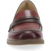 Dansko Danica Heeled Loafer for Women – Waterproof Leather with Rubber Outsole and Leather Stacked Heel for Long-Lasting Style in Any Weather(Plum/Chocolate)