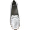 Dansko Danica Heeled Loafer for Women – Waterproof Leather with Rubber Outsole and Leather Stacked Heel for Long-Lasting Style in Any Weather(Silver)