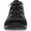 Dansko Harlyn Lightweight Sneaker for Women – Stain Resistant Leather and Nylon Uppers and Arch Support in Flexible Style(Black)
