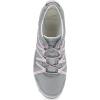 Dansko Harlyn Lightweight Sneaker for Women – Stain Resistant Leather and Nylon Uppers and Arch Support in Flexible Style(Grey)
