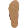 Dansko Justine Adjustable Sandal for Women – Leather Linings and Uppers for All-Day Comfort – Dual-Density EVA Footbed and Lightweight Rubber Outsole for Long-Lasting Wear(Cayenne)