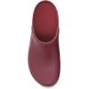 Dansko Kane Slip-On Mule Clog for Women – Lightweight Cushioned Comfort and Removable EVA Footbed with Arch Support – Easy Clean Uppers(Cranberry)