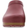 Dansko Kane Slip-On Mule Clog for Women – Lightweight Cushioned Comfort and Removable EVA Footbed with Arch Support – Easy Clean Uppers(Cranberry)