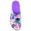 Dansko Kane Slip-On Mule Clog for Women – Lightweight Cushioned Comfort and Removable EVA Footbed with Arch Support – Easy Clean Uppers(Flower Party)