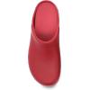Dansko Kane Slip-On Mule Clog for Women – Lightweight Cushioned Comfort and Removable EVA Footbed with Arch Support – Easy Clean Uppers(Red Molded)