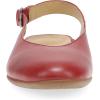 Dansko Lea Slingback Flats for Women – Comfortable Flats with Arch Support for Comfort(Red)