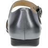 Dansko Liv D’Orsay Mary Jane Flats for Women – Arch Support, Soft Leather, Adjustable Buckle, All-Day Comfort, Quality Construction(Black/Pewter)