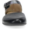 Dansko Liv D’Orsay Mary Jane Flats for Women – Arch Support, Soft Leather, Adjustable Buckle, All-Day Comfort, Quality Construction(Black/Pewter)