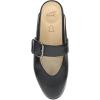 Dansko Lotus Mule Mary Jane Flats for Women – Arch Support, Soft Leather, Adjustable Buckle, All-Day Comfort, Quality Construction(Black)