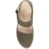 Dansko Lucia Closed-Toe Sandals for Women – Linings from Recycled Materials and Leather for Breathability- Lightweight Rubber Outsole for Long-Lasting Wear(Ivy Milled Nubuck)