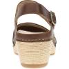 Dansko Lucia Closed-Toe Sandals for Women – Linings from Recycled Materials and Leather for Breathability- Lightweight Rubber Outsole for Long-Lasting Wear(Tan)
