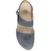 Dansko Lucia Closed-Toe Sandals for Women – Linings from Recycled Materials and Leather for Breathability- Lightweight Rubber Outsole for Long-Lasting Wear(Denim)
