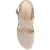 Dansko Lucia Closed-Toe Sandals for Women – Linings from Recycled Materials and Leather for Breathability- Lightweight Rubber Outsole for Long-Lasting Wear(Taupe)