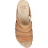 Dansko Lyndi Slide Sandals for Women – Caged-Style Design with Leather Uppers and Lightweight Rubber Outsole(Natural)