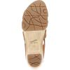 Dansko Lyndi Slide Sandals for Women – Caged-Style Design with Leather Uppers and Lightweight Rubber Outsole(Natural)