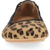 Dansko Madisen Women’s Leopard-Print Ballet Flat – Hair Calf & Suede Slip-On Shoe with Arch Support(Leopard)