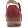 Dansko Mae Mary Jane for Women – Dual-Density Cork/EVA Midsole and Lightweight Rubber Outsole Provide Durable and Comfortable Ride on Patented Stapled Construction(Red)