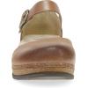 Dansko Mae Mary Jane for Women – Dual-Density Cork/EVA Midsole and Lightweight Rubber Outsole Provide Durable and Comfortable Ride on Patented Stapled Construction(Tan)